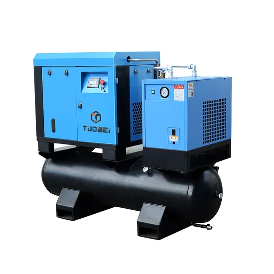 Silent Electric Rotary Screw Air Compressor with Dryer