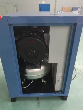 2.2kW 3HP オイルフリースクロール式静音エアコンプレッサー、PM VSD、8-12 Bar