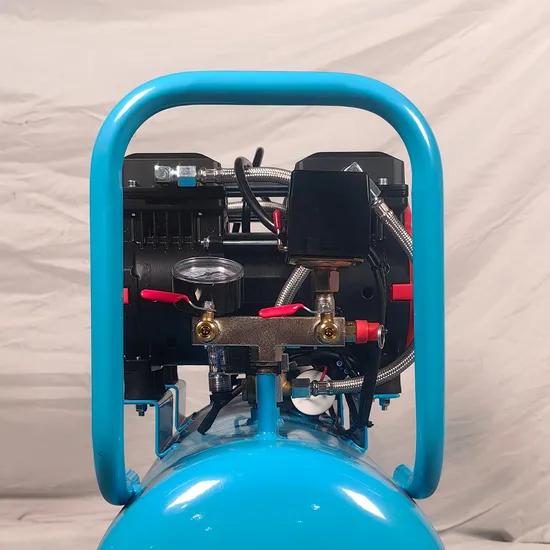 Industrial 4HP 100L Portable Piston Silent Air Compressor