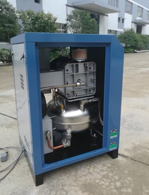 2.2kW 3HP オイルフリースクロール式静音エアコンプレッサー、PM VSD、8-12 Bar