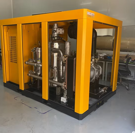 Compresor de Aire Silencioso de Tornillo Rotativo sin Aceite de 220 kW
