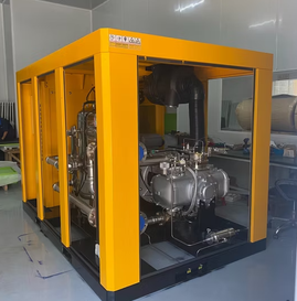 Compresor de Aire Silencioso de Tornillo Rotativo sin Aceite de 220 kW